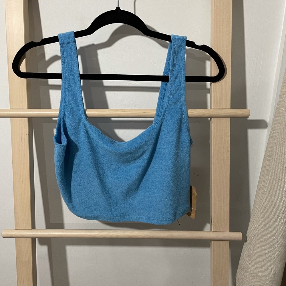 Reformation Cropped Terry Tank